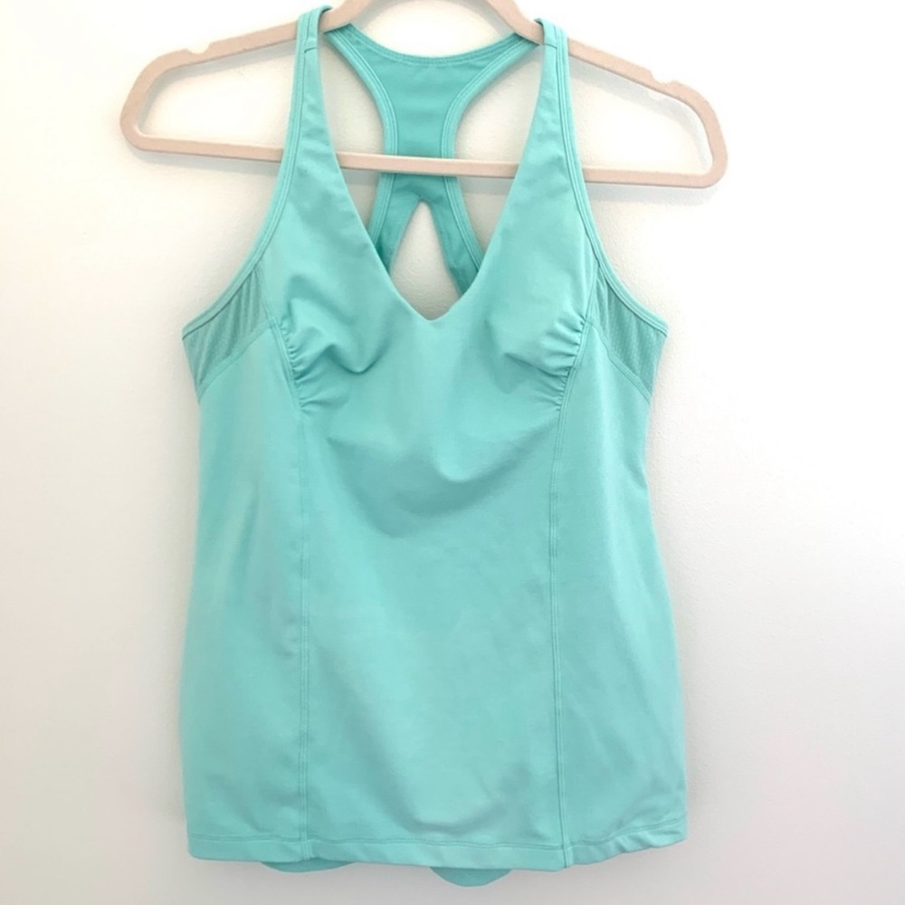 Lululemon athletic tank mint green size 12
